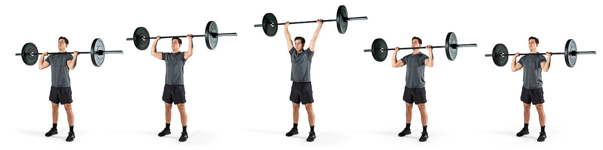 Barbell Military Press Exercise