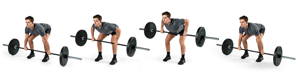 Barbell Pendlay Row Exercise