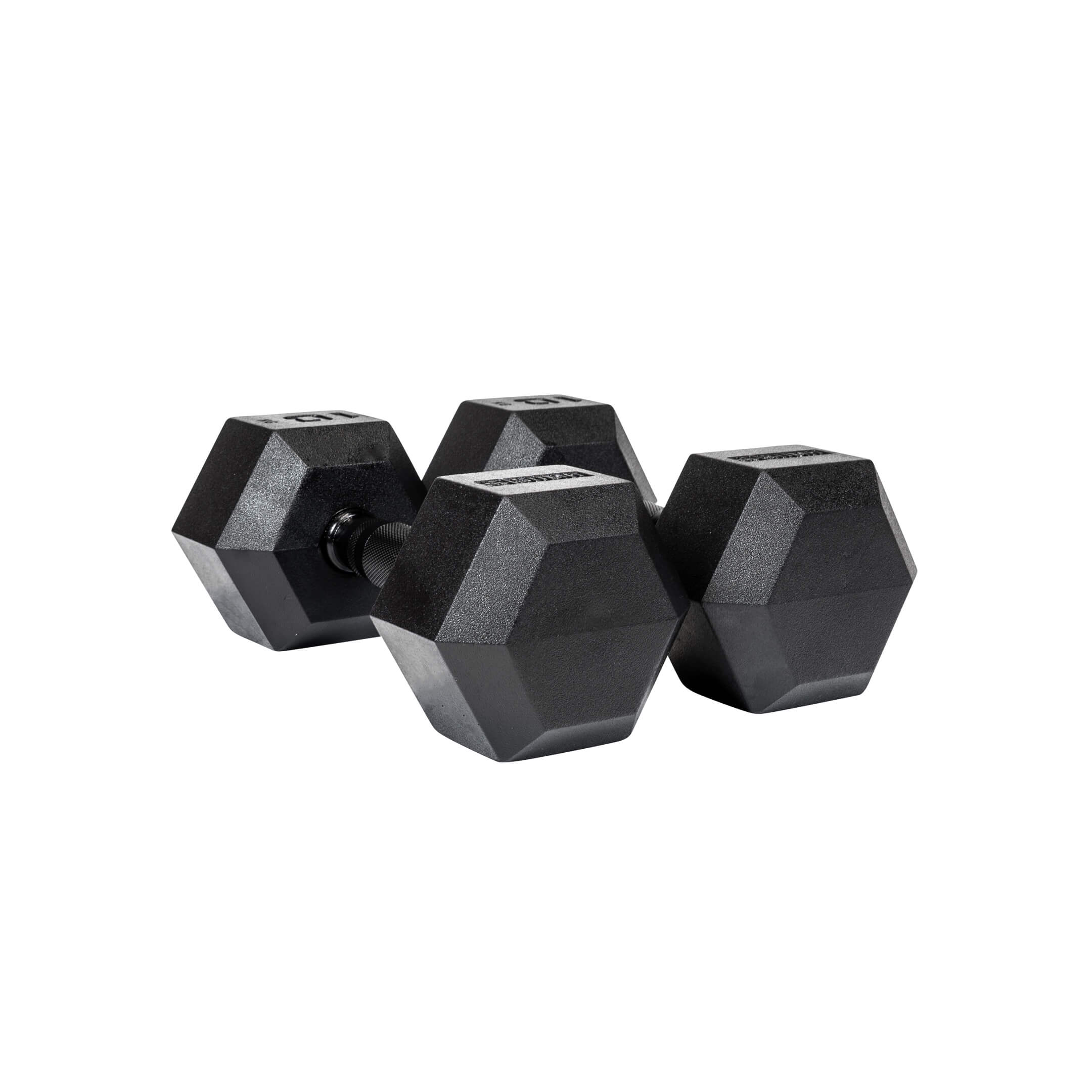 10kg Black Hex Dumbbell Pair