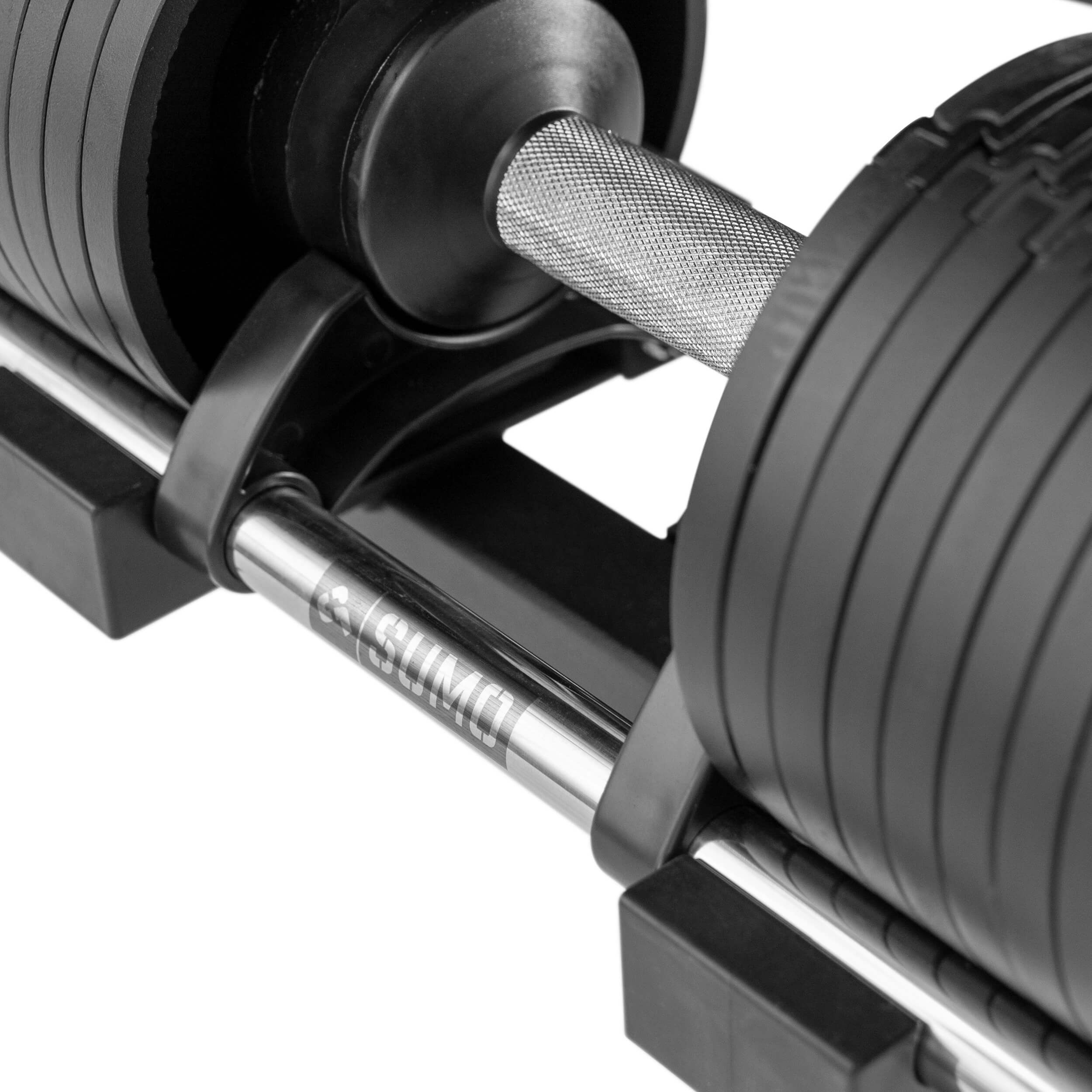 Adjustable Dumbbell Set (close up of handle)