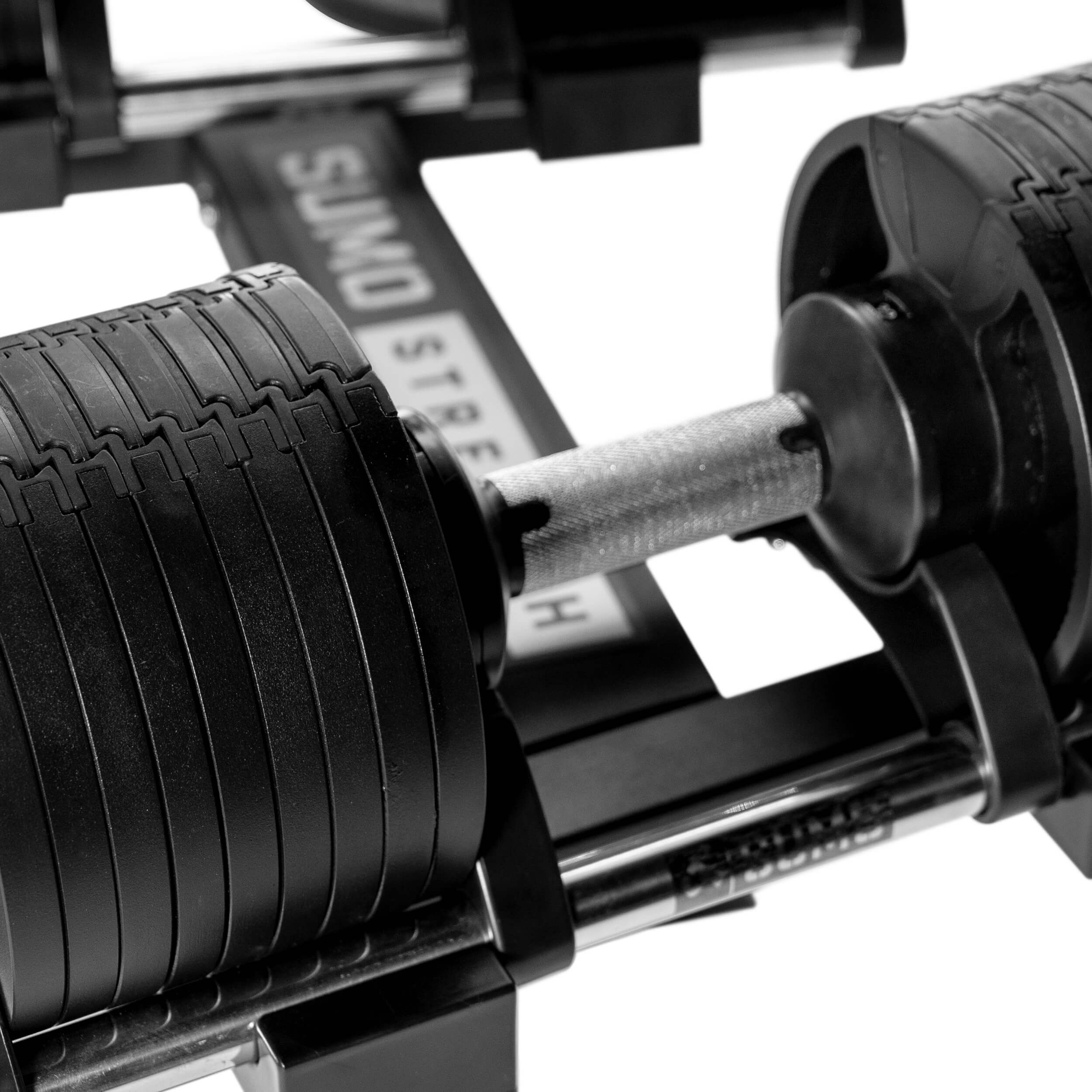 Adjustable Dumbbell Set (close up)