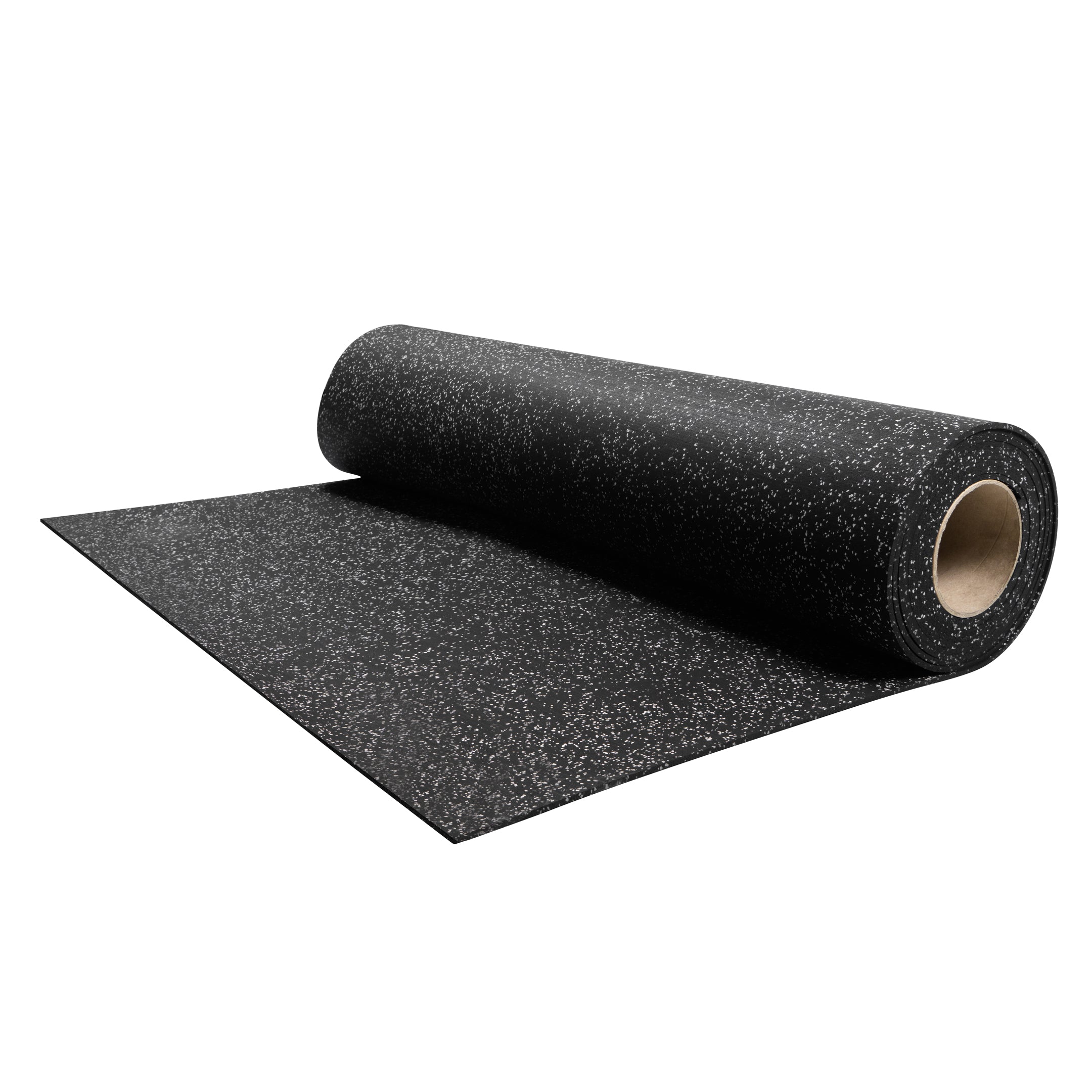 Jazz® 6mm Rubber Flooring Roll - Black/Grey - 6M Length (6.6M2