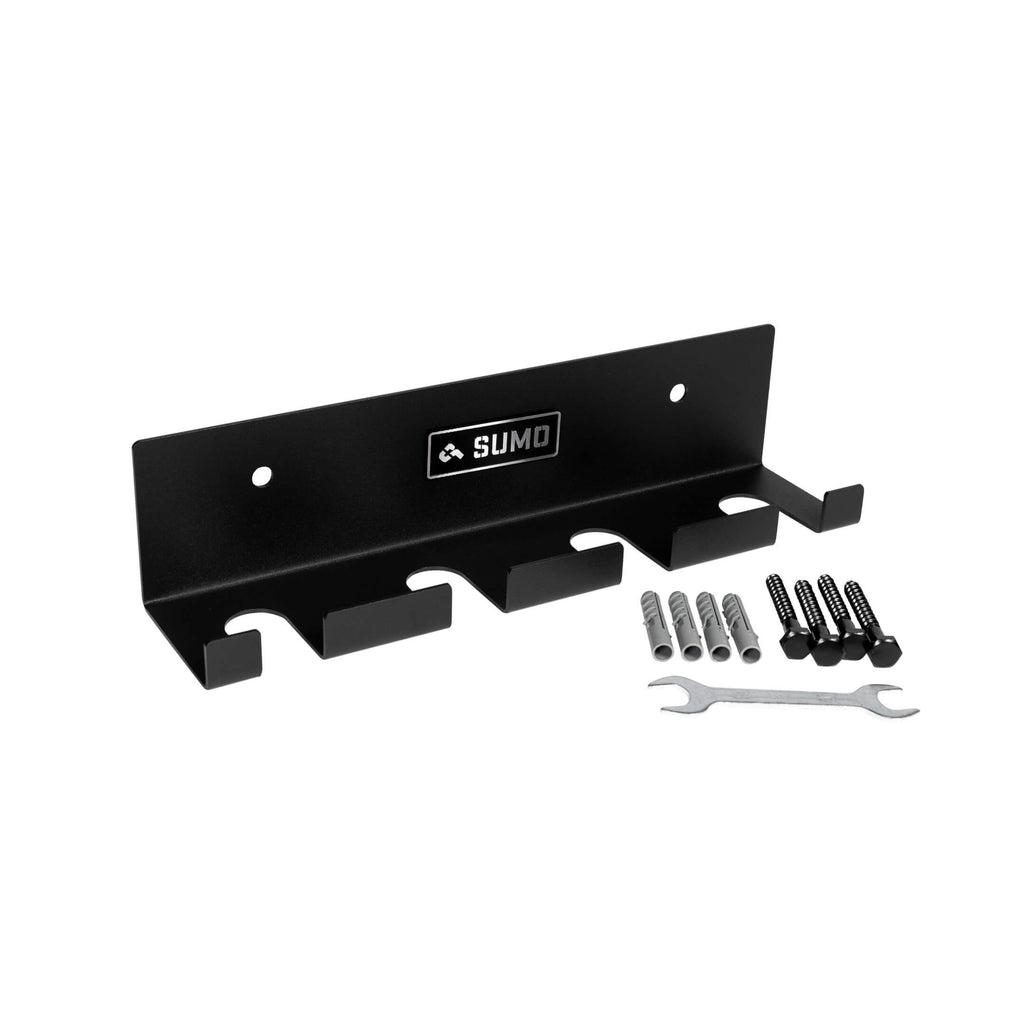 Wall Mounted Vertical Barbell Rack (4 Bars) (hardware)