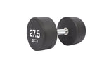 27.5kg Commercial PU Dumbbell (angled view)