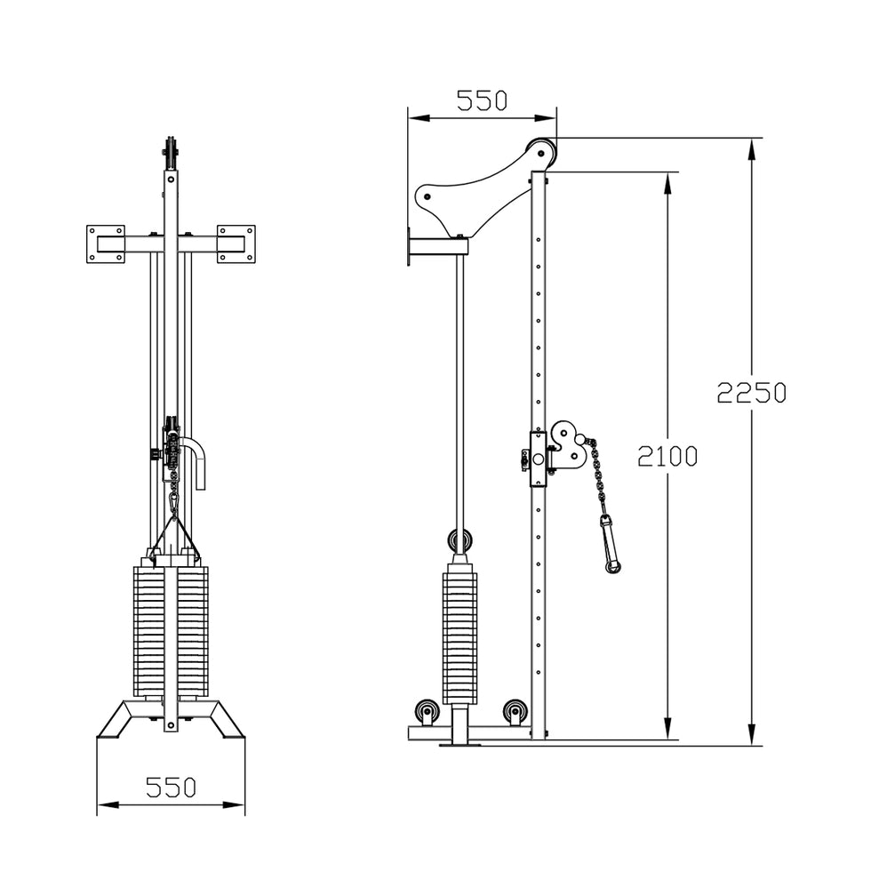 Wall Mounted Cable Machine | Pre-order Mid September – Sumo Strength